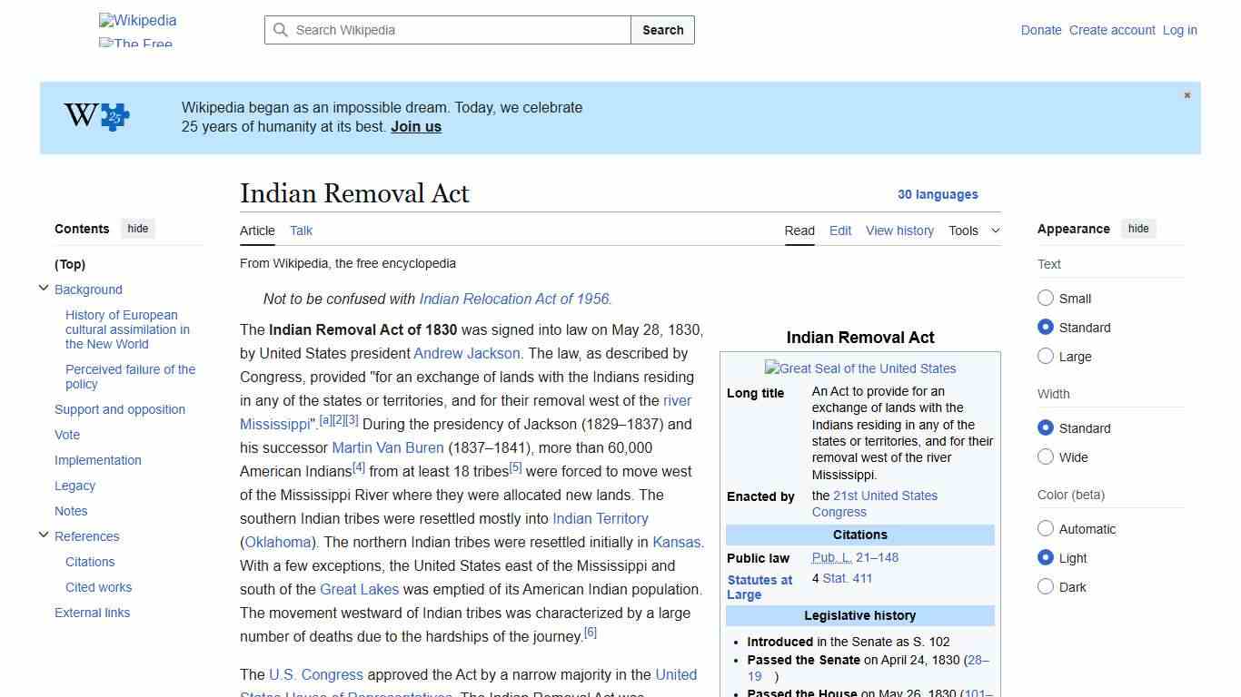 Indian Removal Act - Wikipedia
